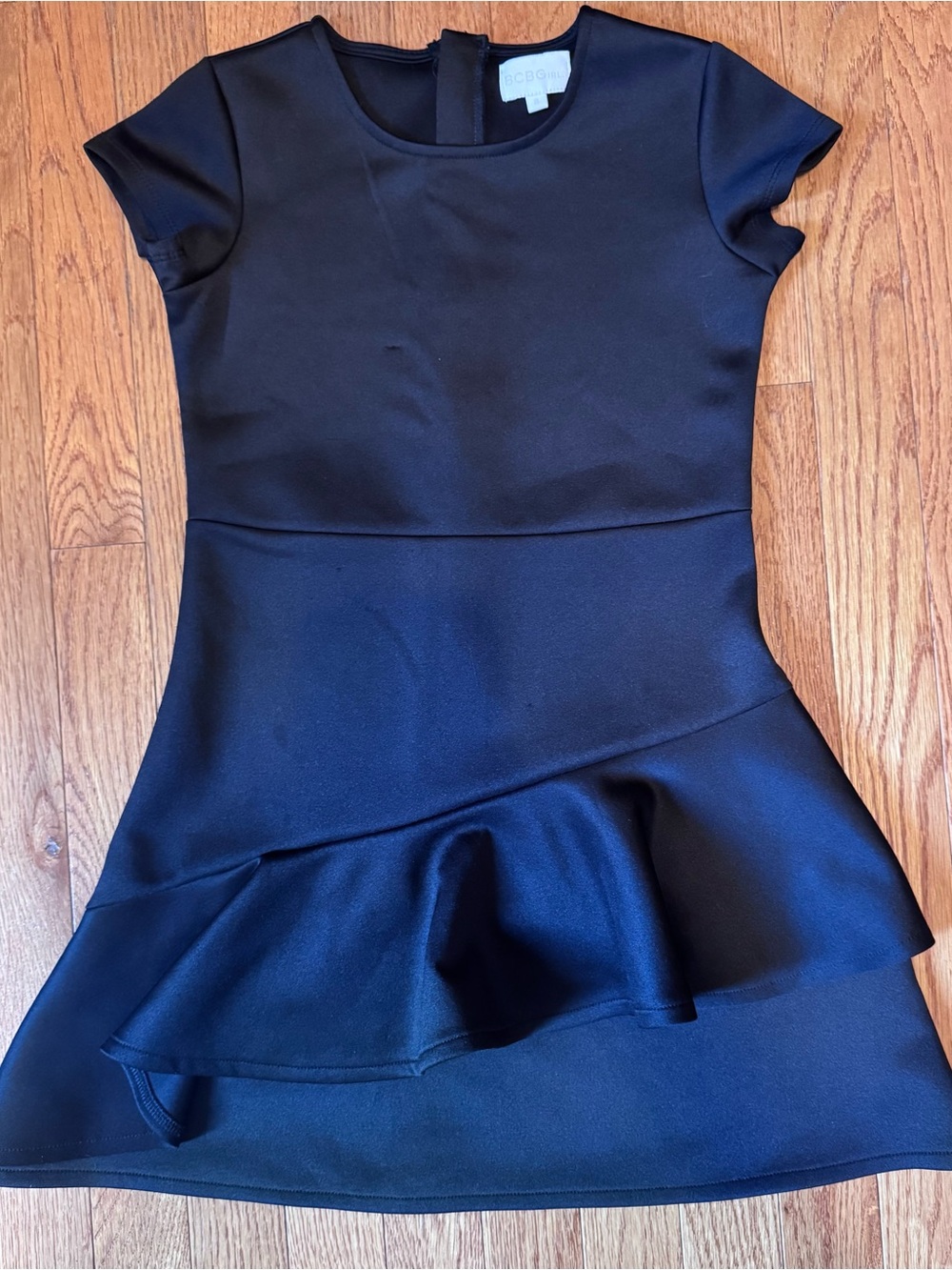 BCBGirls Black Mini Peplum Dress